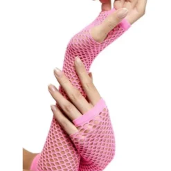 Smiffy's Hete Lange Vingerloze Visnet Handschoenen Vrouw