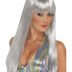 Smiffy's Glitter Disco Pruik Vrouw