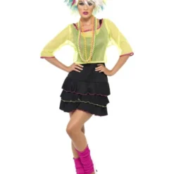 Smiffy's Punk Oorbellen Kruis, Zwart / Zilver