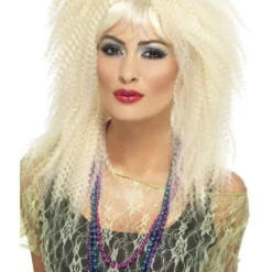 Smiffy's Crimp Pruik Blond