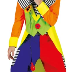 FUNNY FASHION Pruik, Clown Blauw