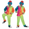 FUNNY FASHION Pruik, Clown Blauw