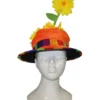 FUNNY FASHION Happy Hippie Bloemen Hoed