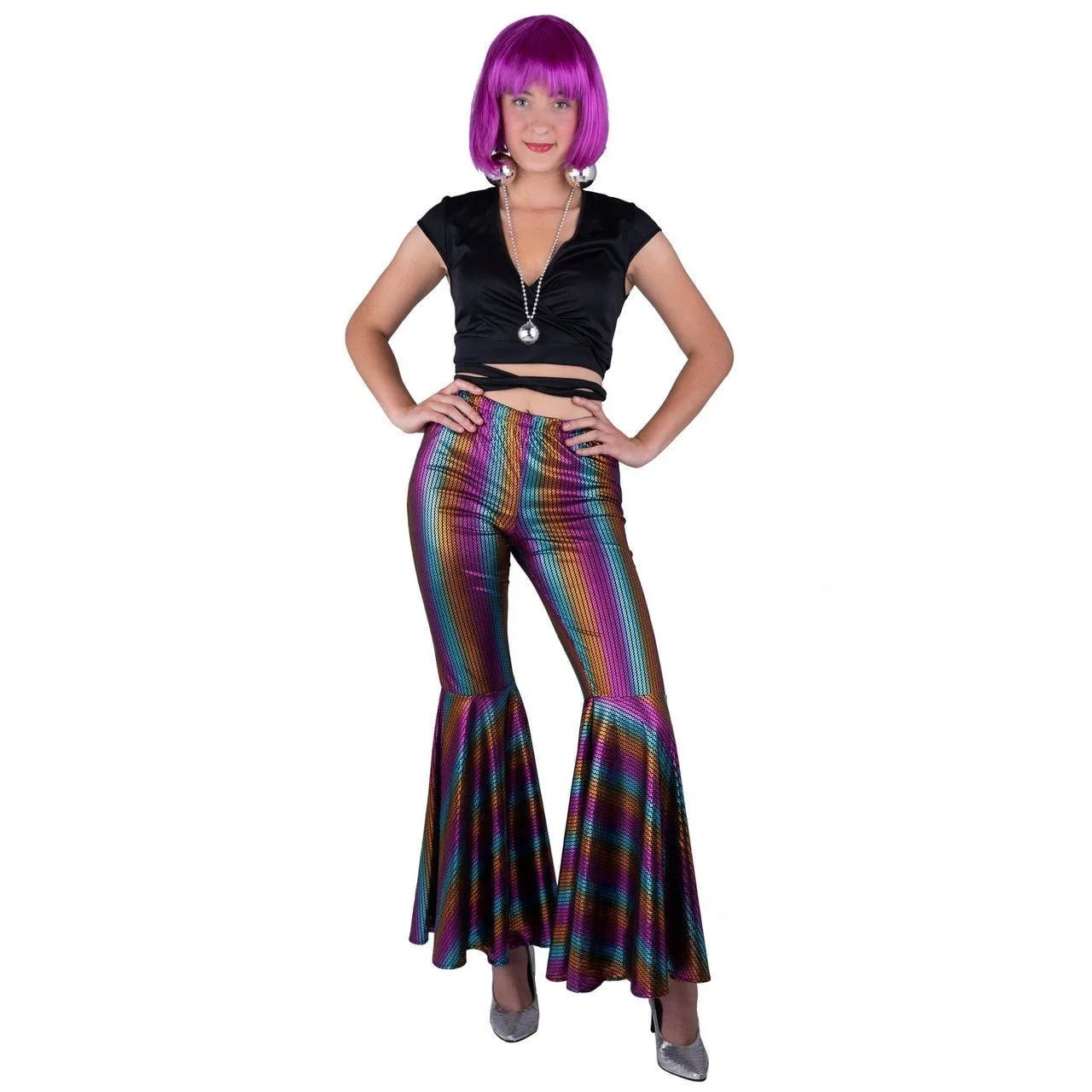 FUNNY FASHION Oogwimpers Zwart Sterrenstof