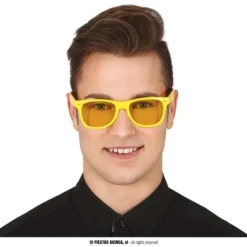 Guirca Hippie Festival Disco Geel Zonnebril