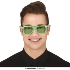 Guirca Hippie Festival Disco Groen Zonnebril