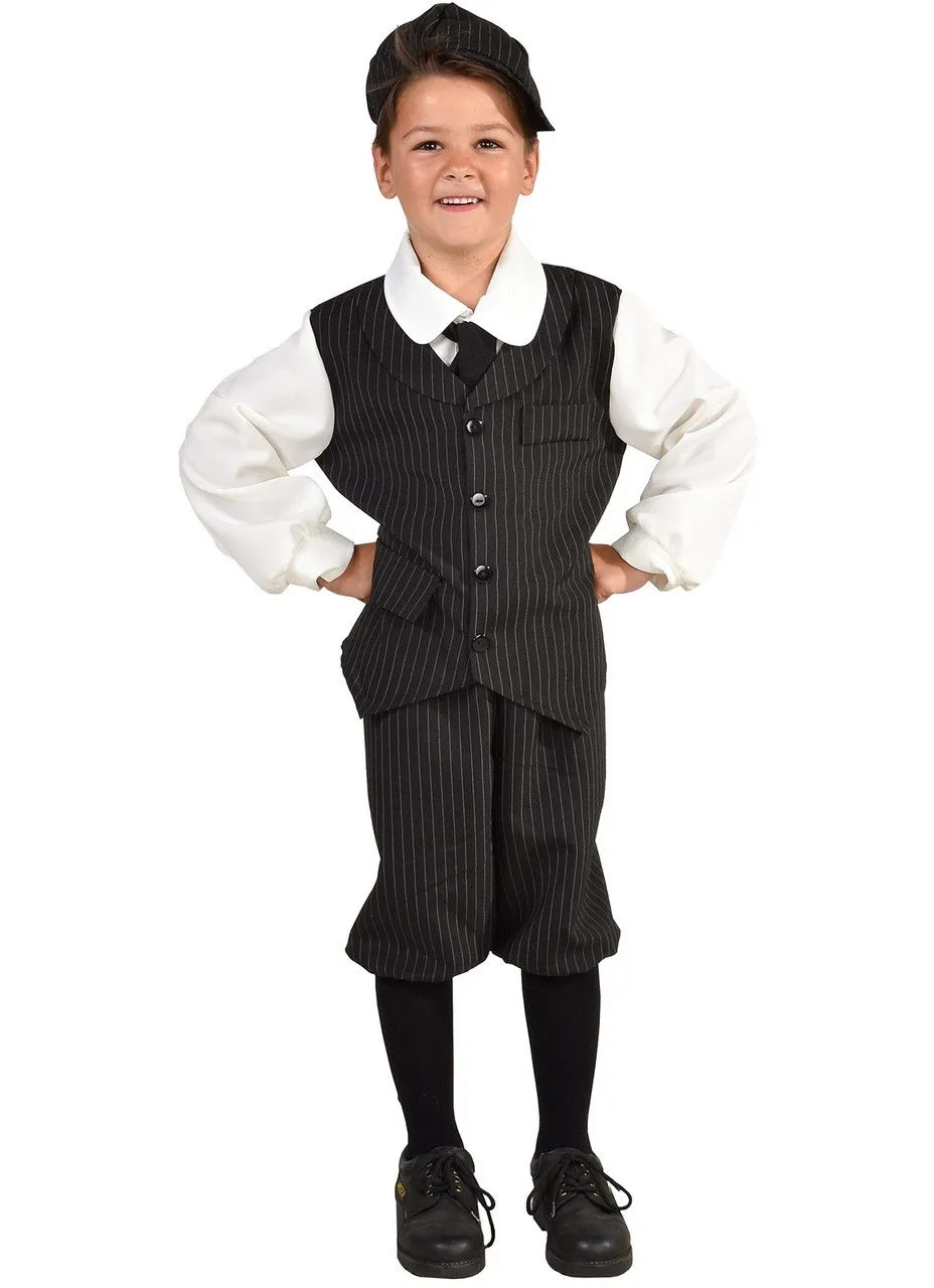 Magic By Freddy's Engels Straatschoffie Jaren 20 Jongen Kostuum