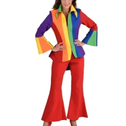 Magic By Freddy's Regenboog Festival Jas Met Lang Achterpand Vrouw