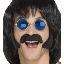 Smiffy's Hippie Snor En Bakkebaarden Set Crosby