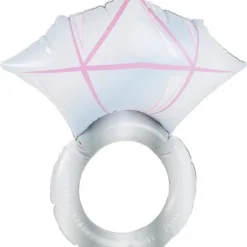 Smiffy's Opblaasbare Ring Diamant