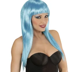 WIDMANN Pruik, Vogue Azuur Blauw Space Model