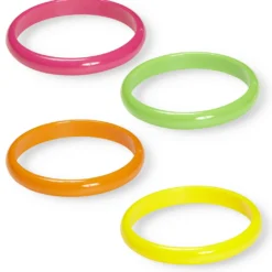 WIDMANN Kleurige Set Van 4 Neon Armbanden