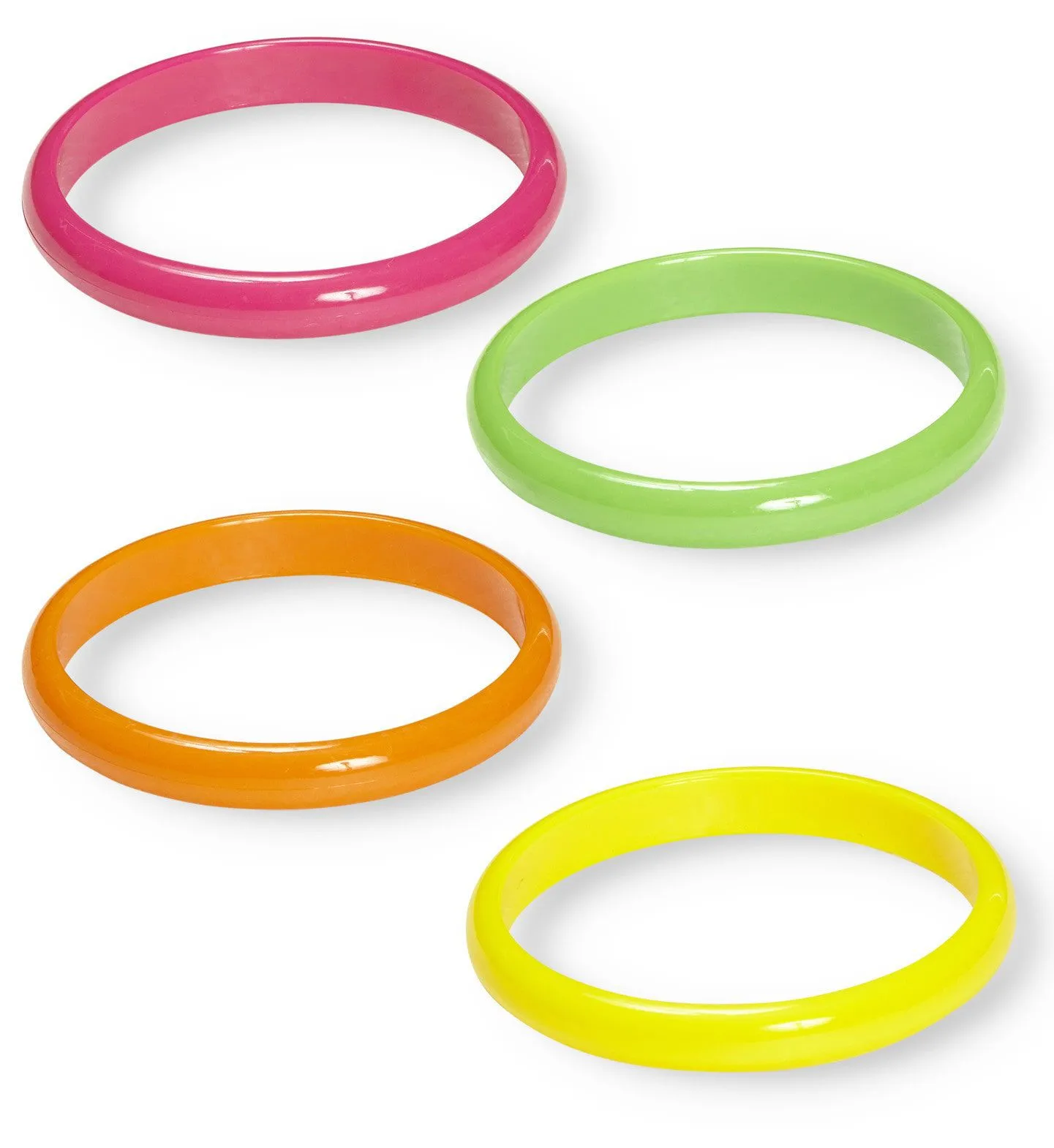 WIDMANN Kleurige Set Van 4 Neon Armbanden