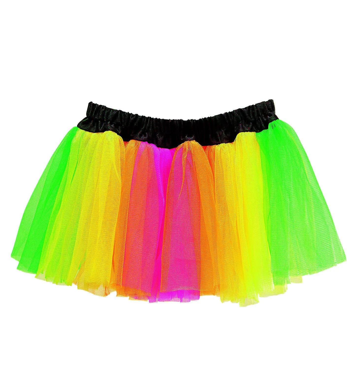 WIDMANN Rasta Tutu Meerkleurig Neon