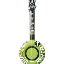 WIDMANN Opblaasbare Banjo 100 Centimeter Groen Flower Power