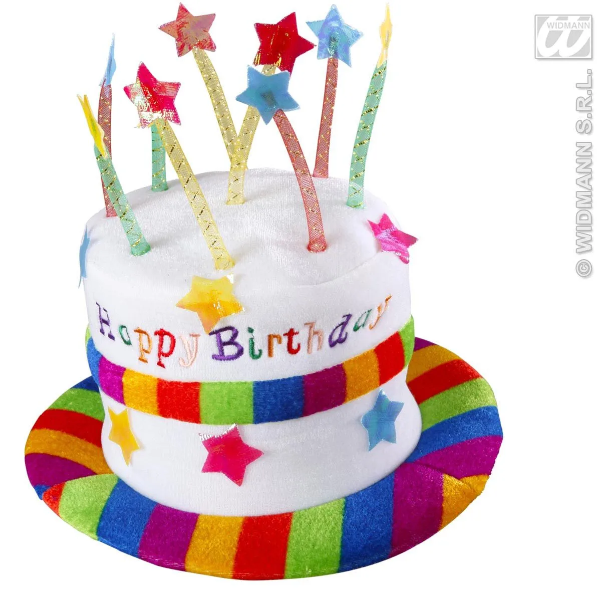 WIDMANN Fluwelen Hoed Happy Birthday