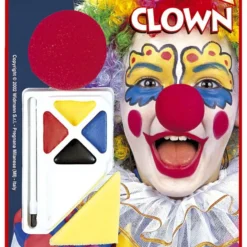 WIDMANN Make-Up Set Clown Met Neus