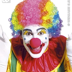 WIDMANN Pruik, Meerkleurig Met Krullen