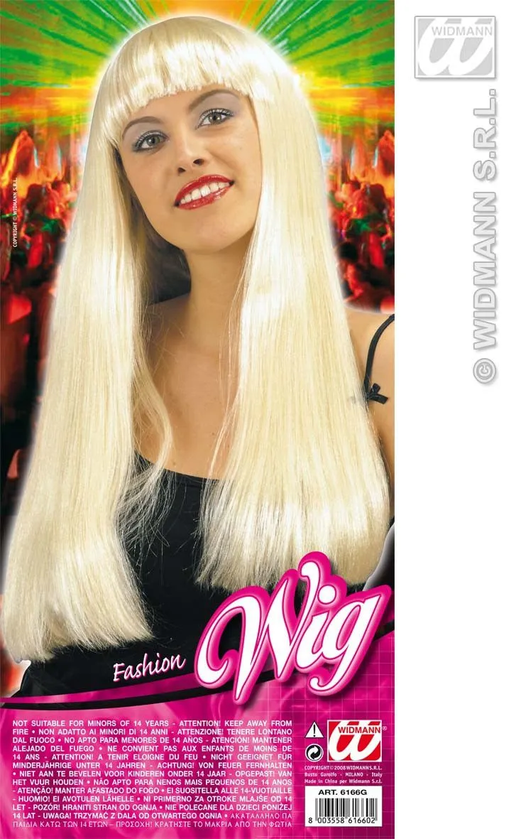 WIDMANN Pruik, Fashion Blond - Afbeelding 2