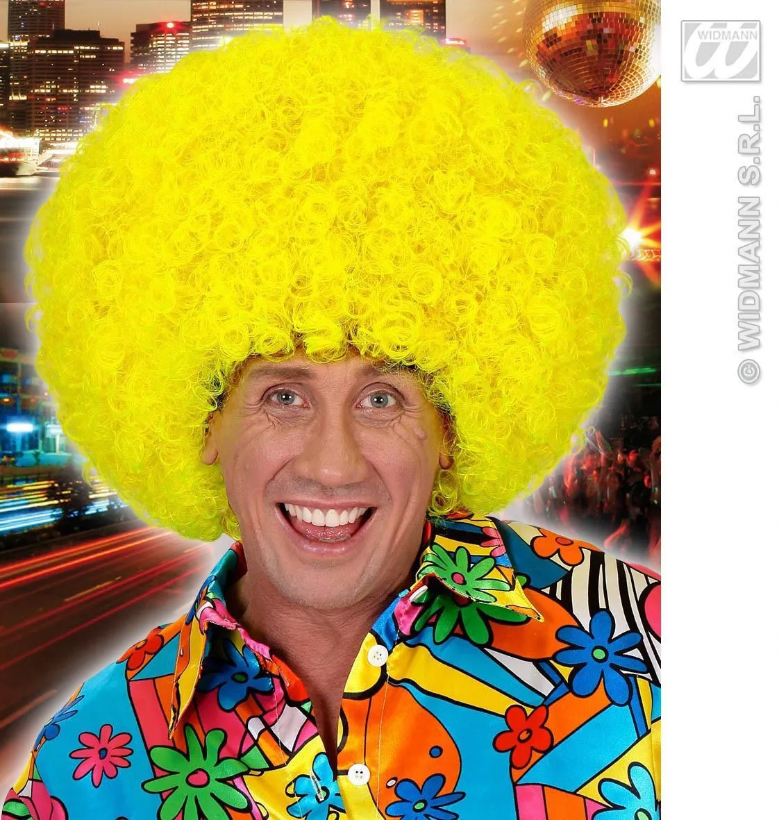 WIDMANN Pruik, Jimmy Neon, Geel
