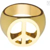 WIDMANN Peace And Love Ring Goud