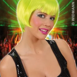 WIDMANN Pruik, Rave Neon Groen