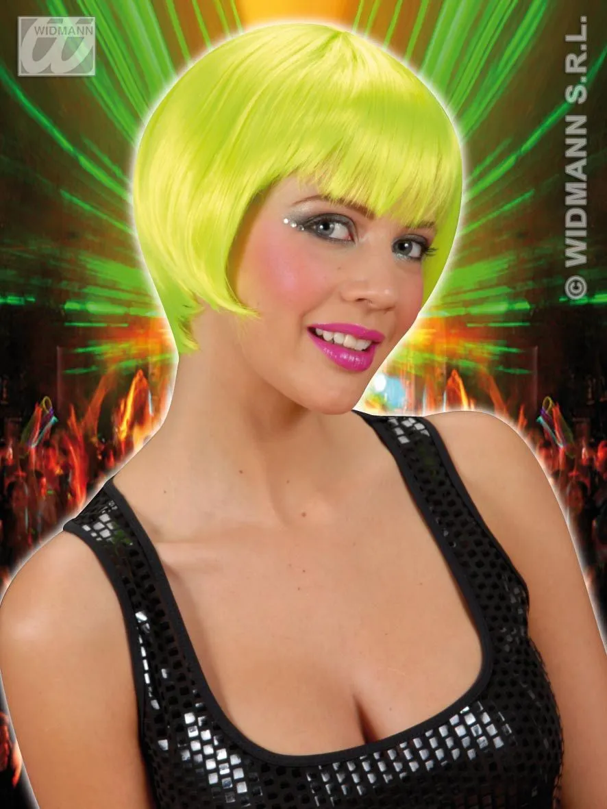 WIDMANN Pruik, Rave Neon Groen