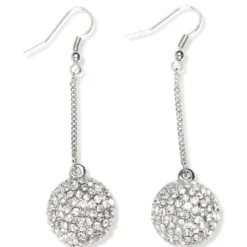 WIDMANN Disco Oorbellen Strass, Bol