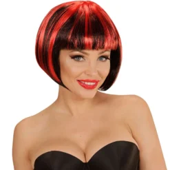 WIDMANN Emo Pruik, Streaks Zwart / Rood