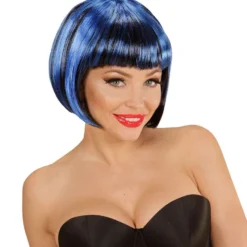 WIDMANN Emo Pruik, Streaks Zwart / Blauw