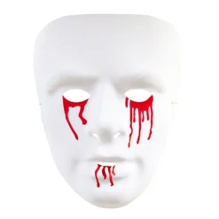 WIDMANN Masker, Bloedende Ogen En Mond Witte Zombie