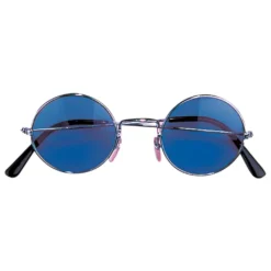 WIDMANN Freaky Bril, Hippie Blauw Glas