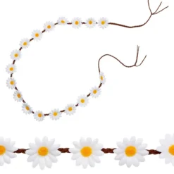 WIDMANN Riem Witte Madeliefjes 140 Centimeter