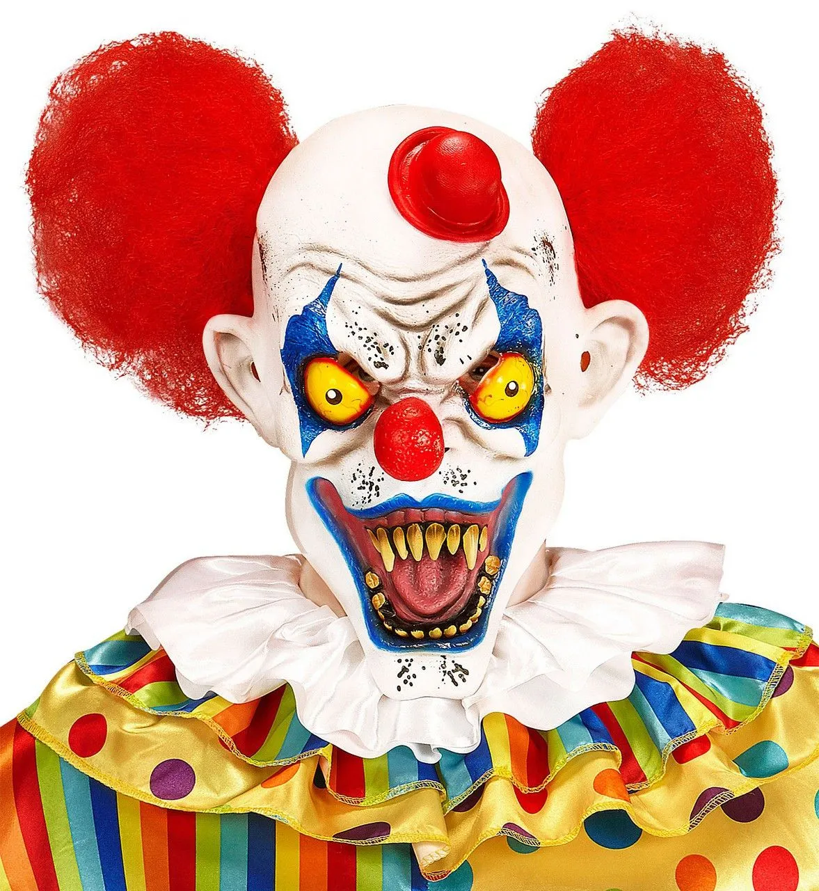 WIDMANN Masker Killer Clown Stefan Met Haar En Hoedje