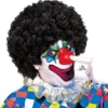 WIDMANN Afro Clownpruik Krullen, Zwart