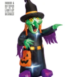 WIDMANN Opblaasbare Heks Heisa 122 Centimeter