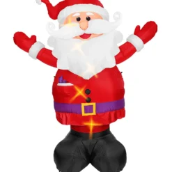 WIDMANN Opblaasbare Twinkelende Kerstman 300 Centimeter