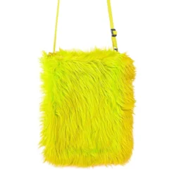 WIDMANN Oer Handtas Holbewoner Neon Berenvel Geel