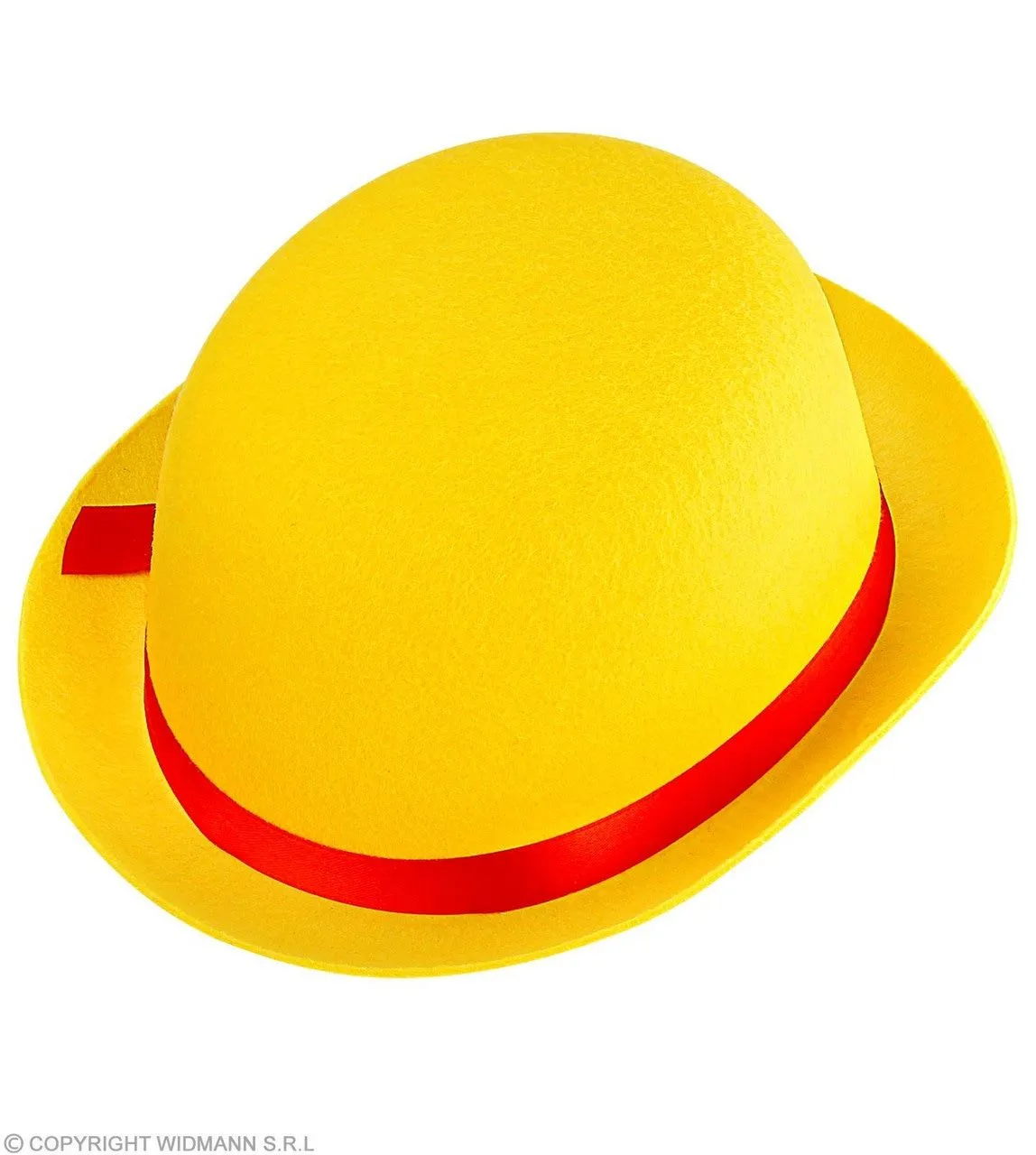 WIDMANN Bolhoed Geel Met Rood Lintje - Afbeelding 2