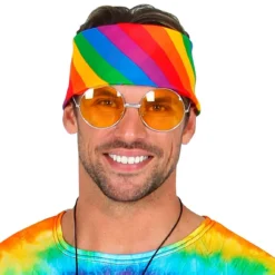 WIDMANN Bandana Regenboog 55 X 55 Centimeter