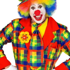 WIDMANN Vrolijke Stropdas Clown Geblokt