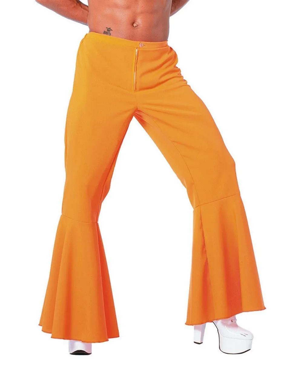 Wilbers Oranje Hippie Broek Bi-Stretch